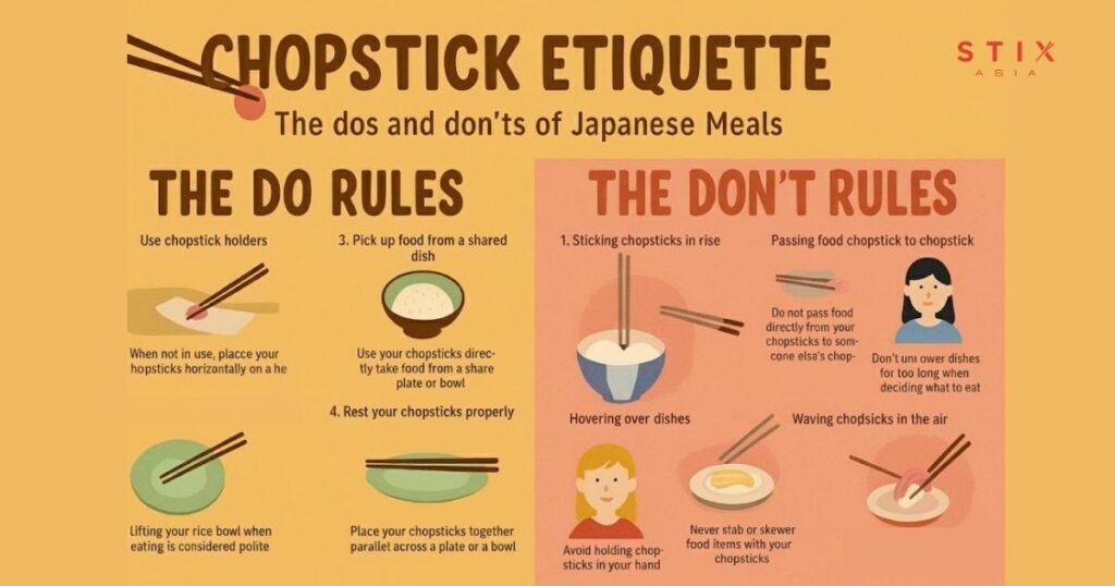 DOS AND DON'TS OF CHOPSTICK etiquette