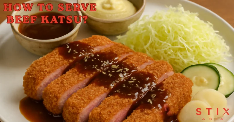 how is beef katsu served