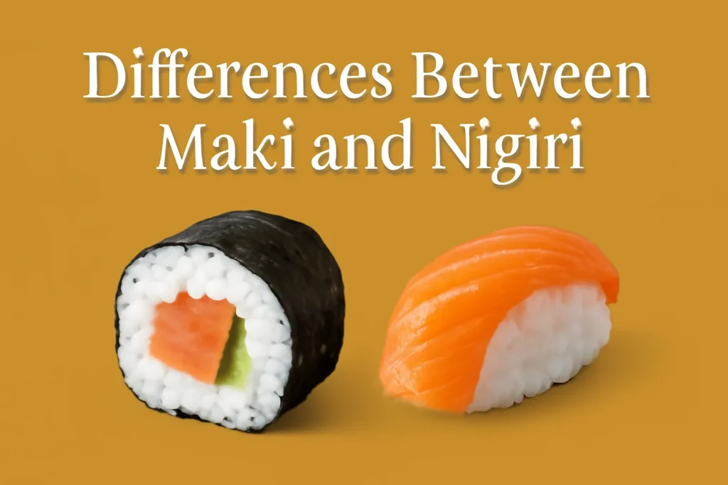 difference between maki vs nagiri