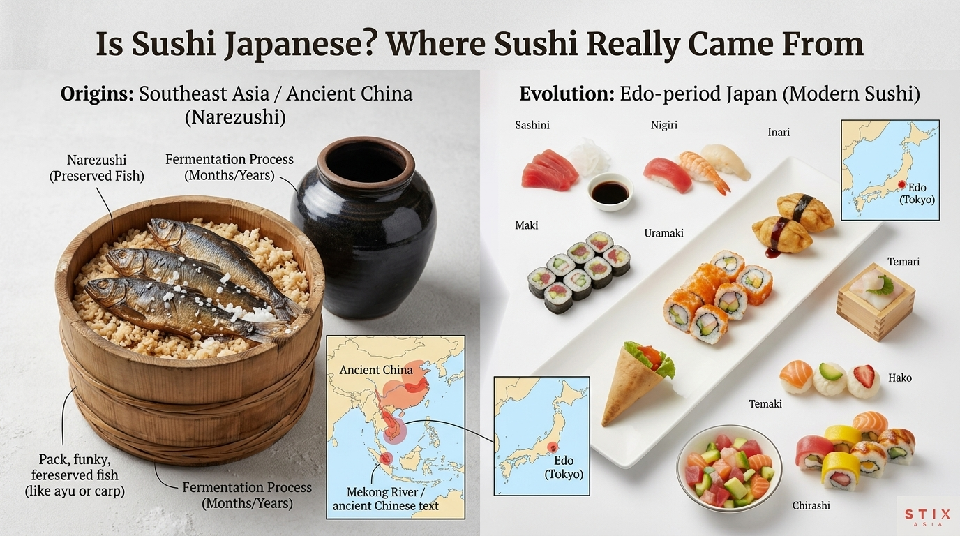 Is Sushi Japanese? Where Sushi Really Came From